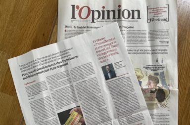 Photos de la tribune rédigée par Samuel Tual parue dans le journal L'opinion