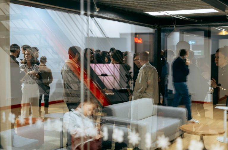 Salle de réception dans une entreprise